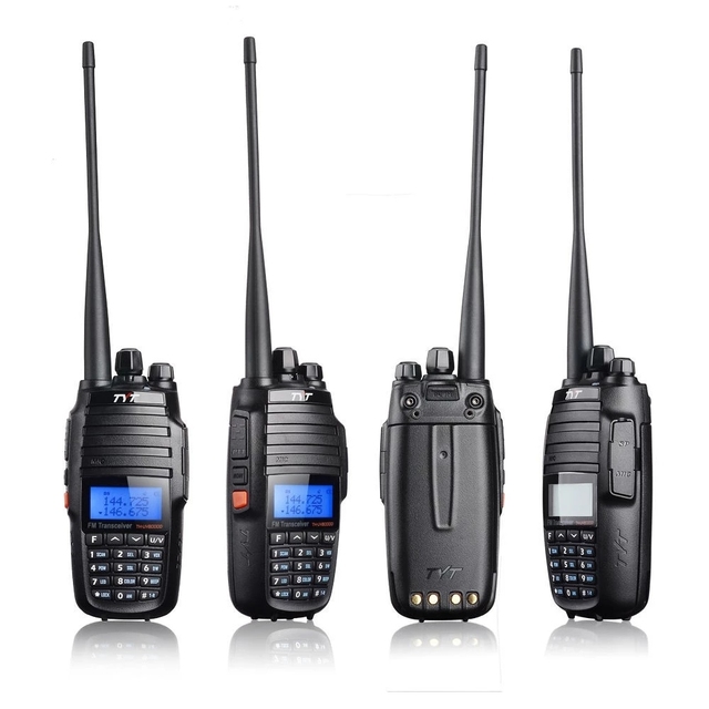 TYT GMRS Walkie Talkie TH-UV8000D 10 Watt Talkie Walkie Long Standby Time with 260 Hours Amateur Handheld Transceiver