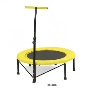 Fitness Trampoline with Adjustable Handle Bar for adult and kids