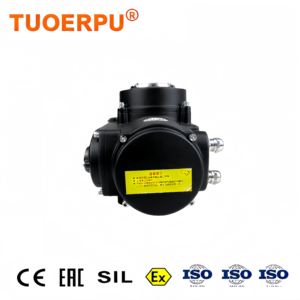 CE IP68 220V AC/380VAC 24VDC สำหรับวาล์วบอลแบบหมุนควอเตอร์ทอร์น OEM สำหรับของเหลวในระบบน้ำ แรงบิด 50~2000 นิวตันเมตร รุ่น 90 TOP-105 220V AC - Product Image 3