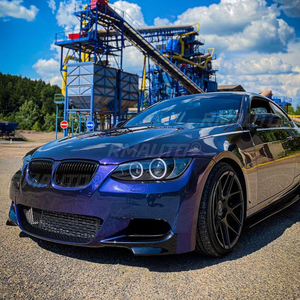 ลิ้นกันชนหน้าสีดำเงา สปอยเลอร์ ดิฟฟิวเซอร์ ชุดแต่งสำหรับ BMW ซีรีส์ 3 คูเป้ E92 E93 M-Tech ปี 2010-2013 - Product Image 6