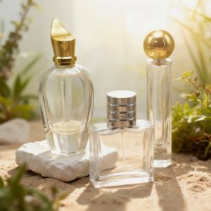 Flacons cosmétiques plats en verre de 30 ml, 50 ml, 100 ml avec bouchons pulvérisateurs à pompe, réutilisables pour parfum – Vente en gros - Product Image 4