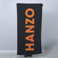 100% Cotton Velour Yarn Dyed Jacquard Woven Beach Towel 500GSM Adult Soft Eco-Friendly Luxury Water Absorbency Large Size
