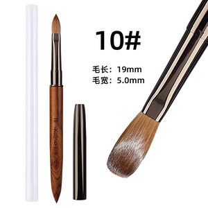 <span class=keywords><strong>Pinceau</strong></span> à ongles de luxe à manche en bois <span class=keywords><strong>pour</strong></span> <span class=keywords><strong>manucure</strong></span>, gel, poudre acrylique 3D, stylo de dessin liquide – Marque privée - Product Image 5