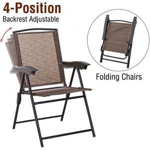 Hot Selling Durable Outdoor 3-Piece Bistro Set Metal Frame Wicker and Mesh Chairs with Glass Top <b>Round</b> <b>Table</b> for Hotel Use - Product Image 5