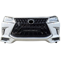 Kit de Carrocería para Parrilla Delantera de Automóviles Parachoques de Automóvil Aplicable para Toyota Lexus LX570 Piezas de Desmontaje de Parachoques.