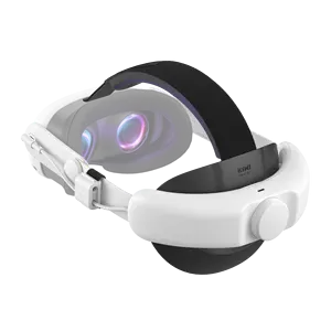 Kiwi thiết kế VR thoải mái đầu dây đeo với pin cho Meta Quest 3 Elite dây đeo với 6400mAh pin gói