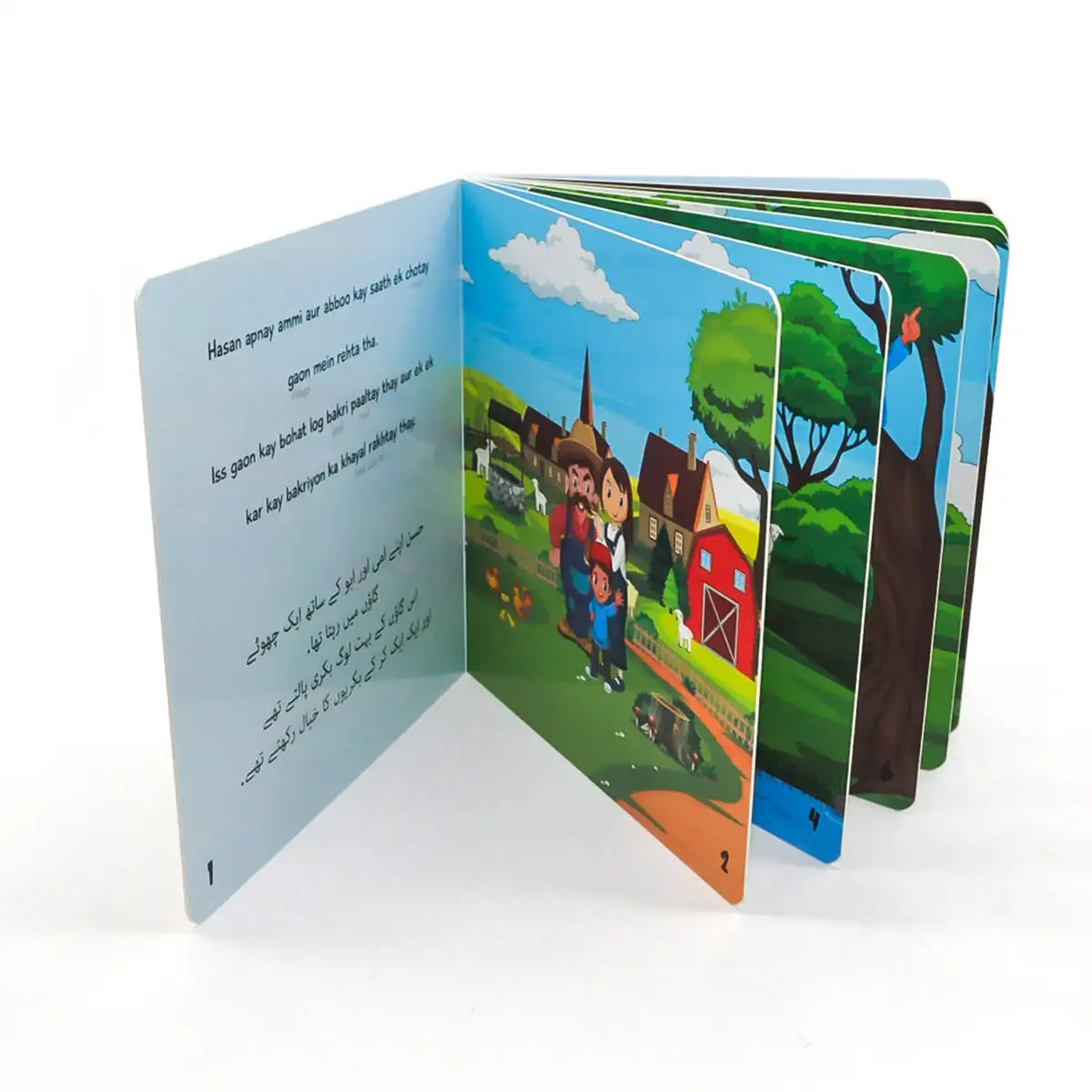 पुस्तक गत्ता मुद्रण हार्डकवर बच्चों की कहानी की किताब रंग तस्वीर कार्टून बच्चों के हास्य बोर्ड की किताब मुद्रण