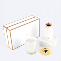 Ensemble diffuseur d'arômes de luxe Mescente, bougie parfumée à la cire de soja, décoration d'intérieur, Noël, Nouvel An, Nouvel An chinois, désodorisant