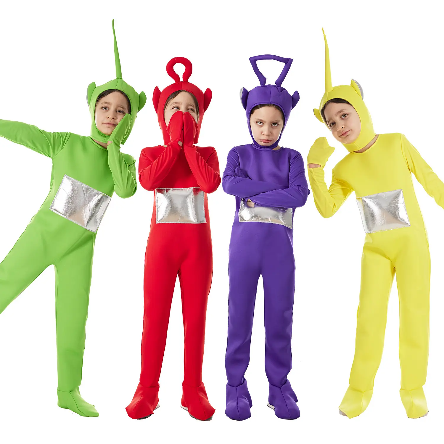 Chinese Manufacturer Teletub Baby Halloween Costumes For Kids Po and Dipsy Cartoon Characters Cosplay Costume