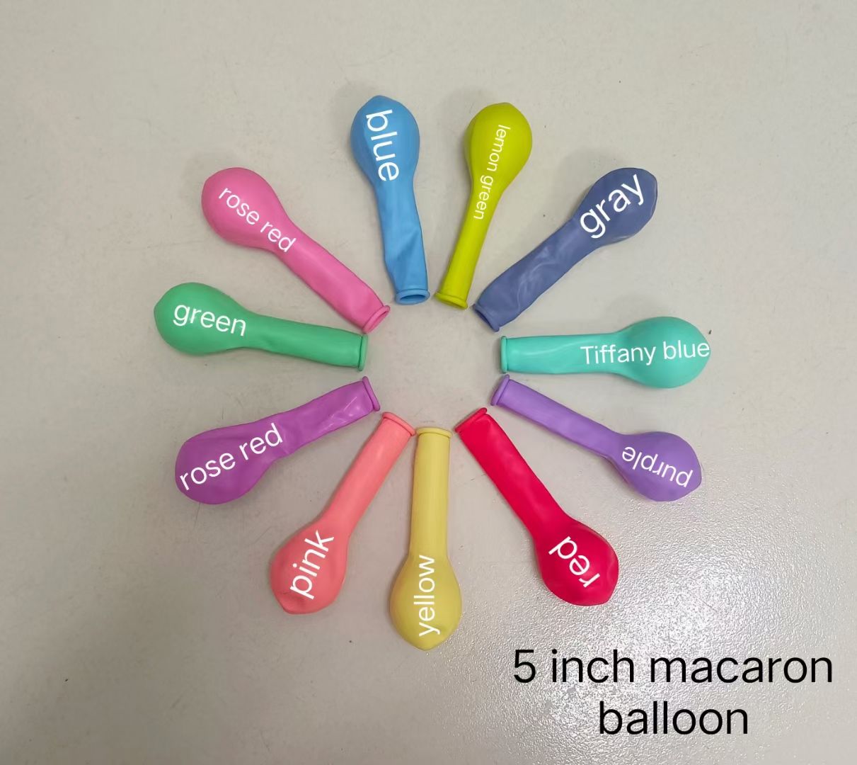 5inch macaon mixing colors