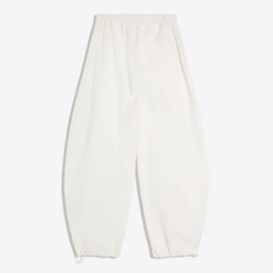 Pantalon plissé beige décontracté et confortable pour homme, coupe super ample semi-jogger, vente en gros sur mesure de haute qualité - Product Image 1