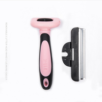 Outils professionnels de toilettage pour animaux de compagnie chien épilation peigne cheveux noeud brosse chien chat peignes de nettoyage peigne fané pour animaux de compagnie