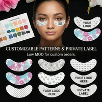 Patchs oculaires personnalisés en forme de croissant, collagène et acide hyaluronique, hydratants, anti-rides, pour les cernes, vente en gros, marque privée