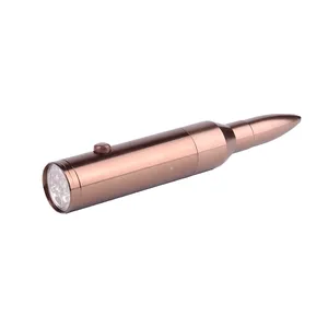 子弹形状供电的3AAA电池LED迷你手电筒便携式笔灯钥匙扣超亮Led手电筒