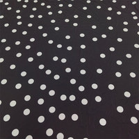 Tissu imprimé à pois en polyester et élasthanne extensible pour maillot de bain Abaya