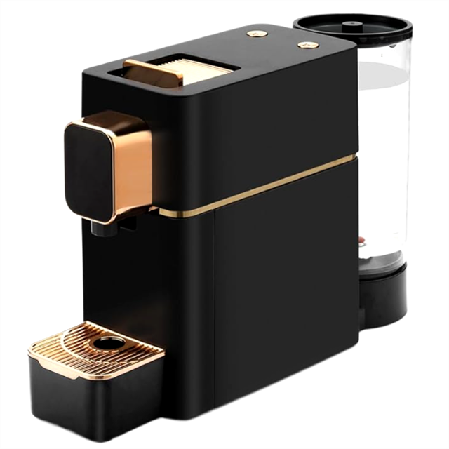 Mini Espresso Coffee Machine for Capsules Compatible with Nespresso Maker