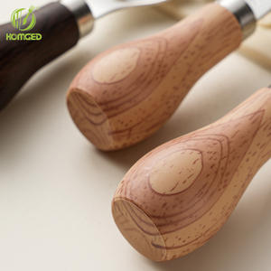 Cuillères et fourchettes modernes en acier inoxydable 304 avec manches imitation bois en plastique - Lavables au lave-vaisselle, résistantes à la chaleur, portables, pour enfants - Product Image 5