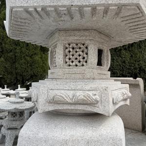 โคมไฟเจดีย์หินธรรมชาติตกแต่งสวนกลางแจ้งสไตล์ญี่ปุ่นโคมไฟทรงสูง - Product Image 3