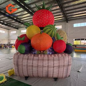 Panier de fruits et légumes gonflable géant, modèle personnalisé, panier de fruits et légumes gonflable pour exposition événementielle - Product Image 5