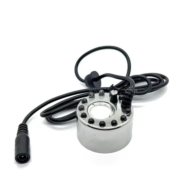 24V Color Changing Ultrasonic Fogger Mist Maker Water Fountain Pond Atomizer Air Humidifier 12 LED With Adapter...