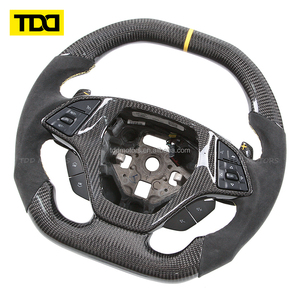 Volante de Fibra de Carbono Real TDD Compatible con Chevrolet Corvette Camaro C7 SS ZL1 - Product Image 5