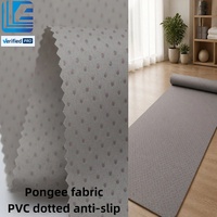 Tissu Pongee PVC à pois antidérapant pour tapis de yoga, gants et coussins – Prix de gros, approvisionnement direct usine en vrac