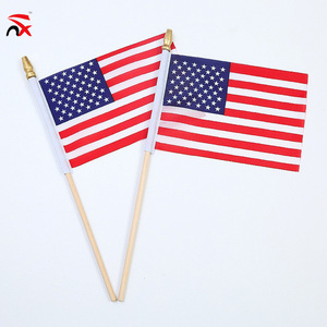 <span class=keywords><strong>Bandiera</strong></span> Americana da Sventolare a Mano 10*15cm 14*21cm, per Tifo a Partite di Calcio e Celebrazioni Anniversarie - Product Image 4