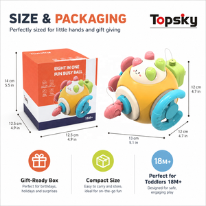 Jouet d'éveil pour bébé, balle d'activités en plastique, puzzle sensoriel à saisir, hexaèdre musical apaisant, 0-24 <span class=keywords><strong>mois</strong></span>, éducation précoce, cadeau dinosaure - Product Image 5