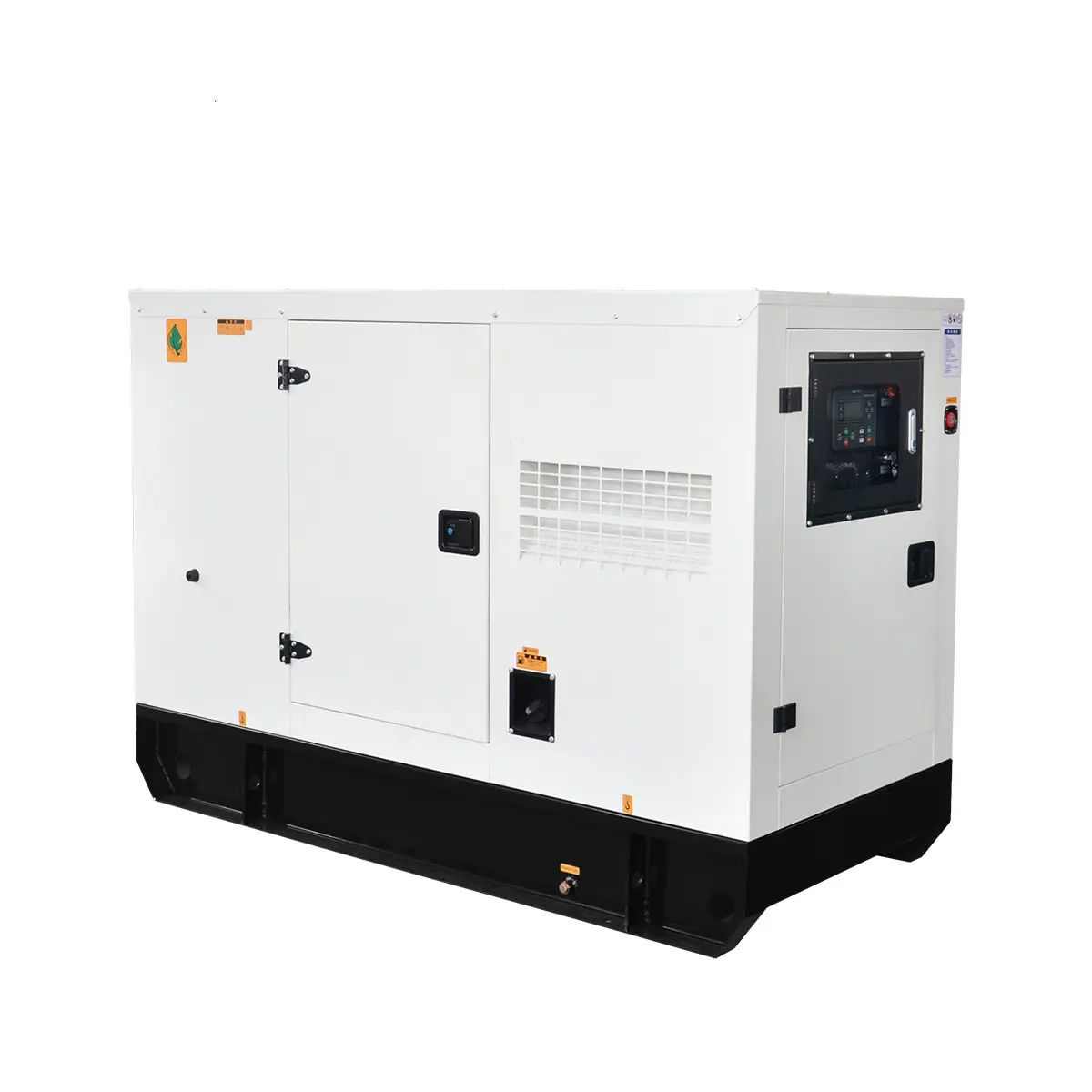 Générateur 5kva/12kw monophasé silencieux, alternateur diesel avec refroidissement à eau