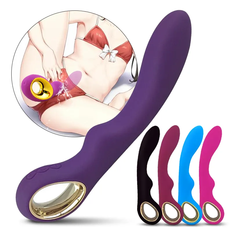Mainan Seks Wanita 7 Mode Vibrator, Tongkat Pijat Frekuensi, Vibrator Kuat, Mainan Seks Dewasa untuk Wanita