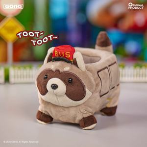 Peluche originale GONG Creative Roaming Series Labubu Voiture Mignonne Squishy Blind Box Ornements Jouet en peluche Poupée POP MART - Product Image 4