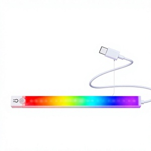 Rgb Ambient Magnetic <b>Light</b> <b>Led</b> Strip Touch Control Colorful Party Fill <b>Light</b> For Wardrobe Home Decor - Product Image 2