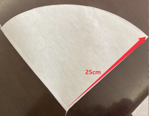 Papel de Filtro Cónico Absorbente de Aceite Desechable de Grado Alimenticio <span class=keywords><strong>para</strong></span> Filtración de Aceite Caliente, Celulosa No Tejida - Product Image 4