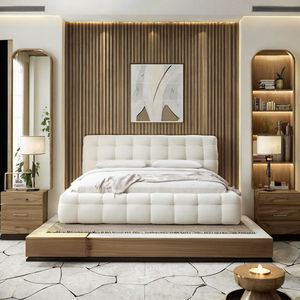 Cama Moderna Tapizada en Tela de Último Diseño, Cama Doble Suave de Alta Calidad, Estructura de Cama King y Queen Size, Muebles de Dormitorio Bonitos - Product Image 4