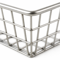 Panier de rangement rectangulaire à ventouse pour la salle de bain, utilisé pour organiser et ranger les objets