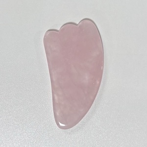 Herramientas de masaje facial de alta calidad Venta de fábrica Anti envejecimiento Cuarzo Rosa Guasha jade - Product Image 6