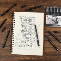 Mobee P-621A12 Marqueur de calligraphie de haute qualité Vente en gros Offre Spéciale LOGO personnalisé Ensemble de stylos marqueurs pour le dessin des étudiants
