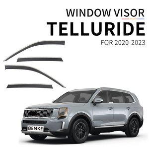 Factory Directly Sell High End tape-on Injection Deflector Window Visor for KIA TELLURIDE 2020-2023 - Product Image 3
