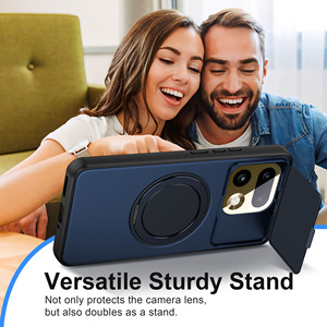 Para Realme C83/P4 <span class=keywords><strong>Lite</strong></span> 4G/P4 Power/16 Pro+ Funda Magnética Antigolpes con Protección Total de Lente, Diseño Compacto 360 °   Funda Antihuellas para Teléfono - Product Image 6