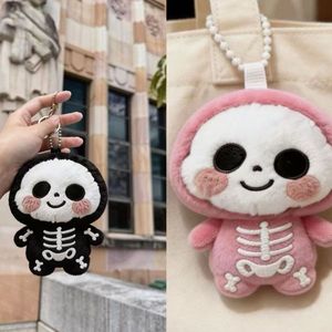 <strong>Anna</strong> Wholesale Cute Cartoon Skeleton 3D Plush Soft Eco-Friendly Keychains Creative Bag Charms Exquisite <strong>Dolls</strong> High Quality - Product Image 3