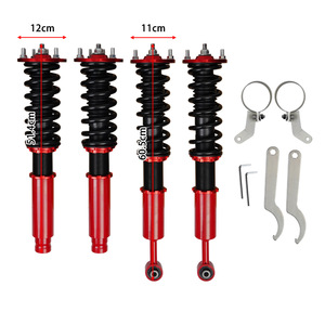 Kit de suspension à ressorts amortisseurs réglables Xuzhong pour Honda Accord 03-07 en alliage d'aluminium rouge - Product Image 2