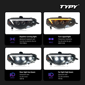 Kit de Conversión de Lentes LED para Faros Delanteros TYPY para Honda <span class=keywords><strong>HR</strong></span>-<span class=keywords><strong>V</strong></span> (<span class=keywords><strong>GH1</strong></span>) 1998-2006 con Luces de Circulación Diurna y Señales de Giro Secuenciales - Product Image 3