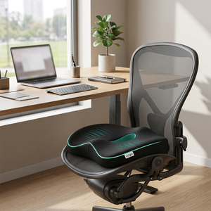 Cojín de Asiento Z, Superventas, con Soporte para el Coxis, Diseño en Forma de W, Transpirable, para Coche, Oficina y Hogar - Product Image 1