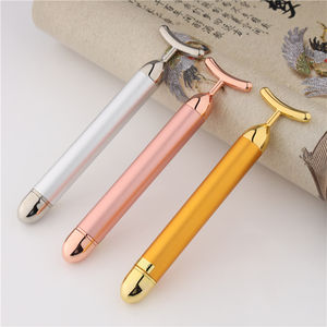 Masajeador Facial Reafirmante de Piel para Mujer 2024, Barra de Belleza Energética de Oro de 24K con Vibración - Product Image 5