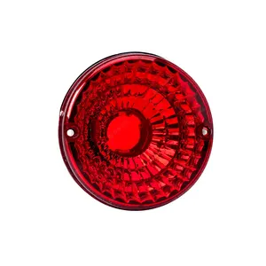 Coperchio della lampada della luce a LED per Auto con lente del faro dell'auto pressata con stampo rosso trasparente di Design diverso