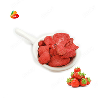 Fruits lyophilisés Fraises séchées en tranches Fraises lyophilisées en dés Fraises lyophilisées en vrac Fruits lyophilisés