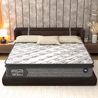 Matelas hybride de luxe à ressorts ensachés de 10 pouces, soutien orthopédique 7 zones, livré en boîte