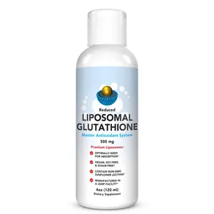Gotas líquidas de glutatión liposomal, desintoxicación inmune antioxidante, suplemento de salud bucal para la piel del hígado, L-glutatión reducido, <span class=keywords><strong>500mg</strong></span> - Product Image 1