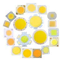 Lampu Tumbuh LED COB Spektrum Penuh Seri 4060 50W Kustom 380-780nm 60-80 Umol/s PPF Garansi 3 Tahun untuk Stroberi Melon