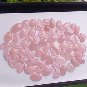 Lot de cabochons de pierres précieuses mélangées, pierres naturelles pour la fabrication de bijoux, pierres précieuses en vrac, effets lumineux, exportateur certifié en gros, Inde - Product Image 1